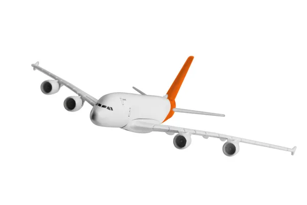 Samolot z kolor pomarańczowy. — Zdjęcie stockowe
