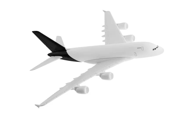 Airplane with black color. — Stock Photo, Image