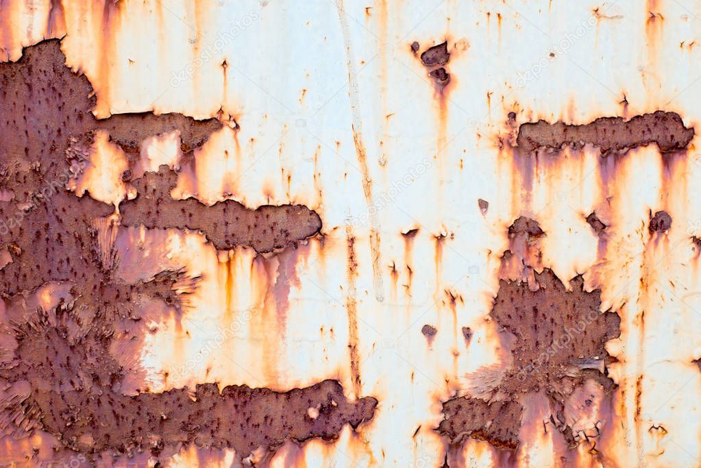 Rusted Metal Texture Background.