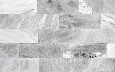 siyah ve beyaz mermer tuğla duvar, yüksek çözünürlüklü.