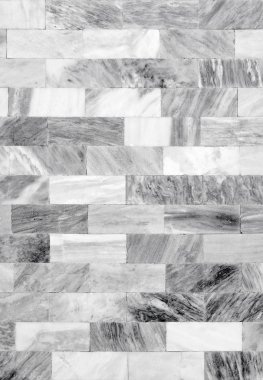 siyah ve beyaz mermer tuğla duvar, yüksek çözünürlüklü.