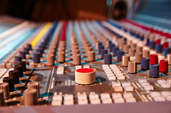 sound mixer control panel