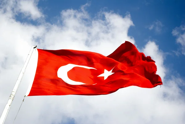 Türkische Nationalflagge — Stockfoto