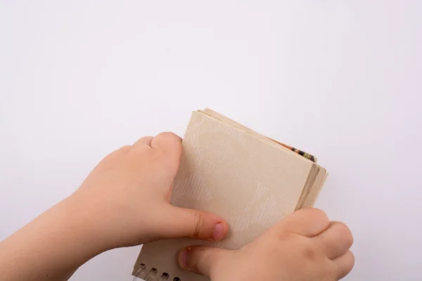 Caderno em branco espiral — Fotografia de Stock