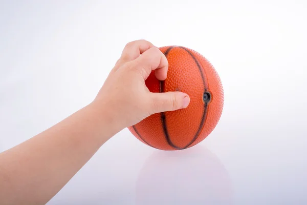 橙色的篮球模型 — 图库照片