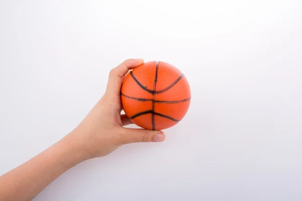 Turuncu basketbol modeli — Stok fotoğraf