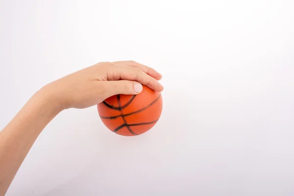 Turuncu basketbol modeli — Stok fotoğraf