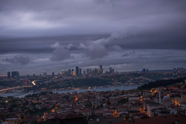 Bulutlu mavi gökyüzü 