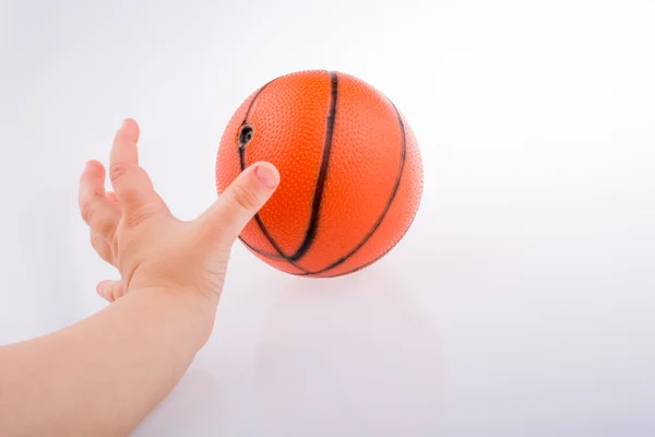 橙色的篮球模型 — 图库照片
