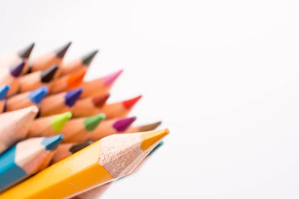 Color pencils of various colors — Stock Photo, Image