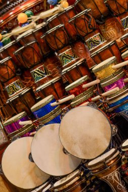 Etnik Türk davul darbuka resim