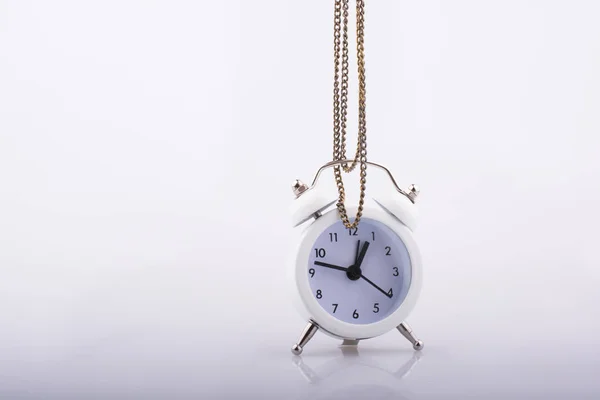 Alarm clock on white background — Stock Photo, Image