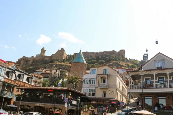 Binnenstad van Tbilisi, de hoofdstad van Georgië — Stockfoto