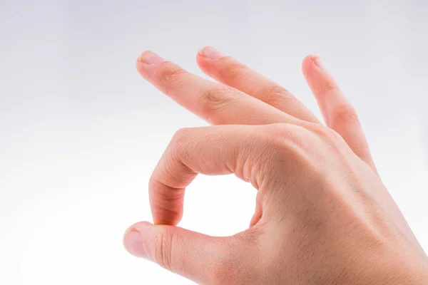 Hand open for a gesture — Stock Photo, Image