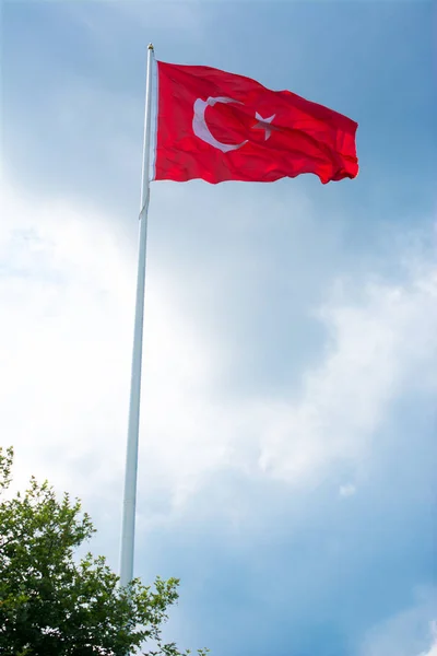 Турецька-Національний прапор — стокове фото