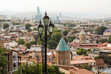Tbilisi güzel panoramik manzaralı 