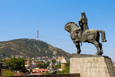Tbilisi güzel panoramik manzaralı 