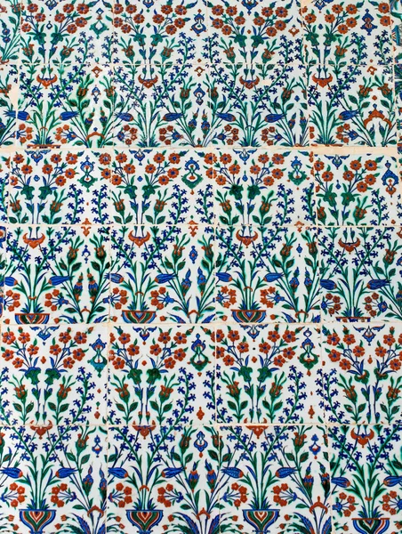 Стародавні Османської час ручної роботи Турецька плитки — стокове фото