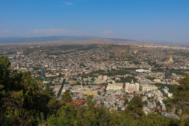 Tbilisi güzel panoramik manzaralı 