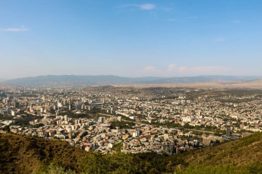 Tbilisi güzel panoramik manzaralı 