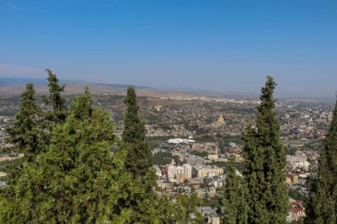 Tbilisi güzel panoramik manzaralı 
