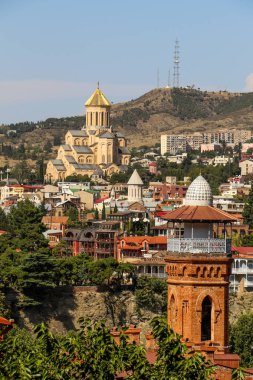 Tbilisi güzel panoramik manzaralı 