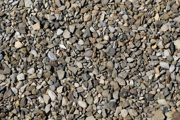 Hintergrund voller kleiner Steine — Stockfoto