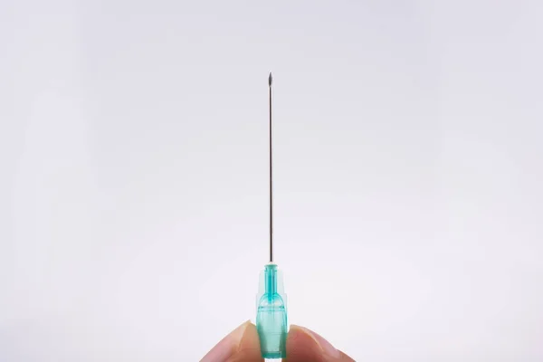 Ruka injekční stříkačka — Stock fotografie