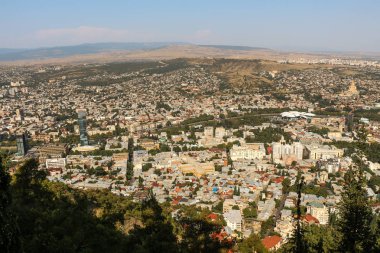 Tbilisi güzel panoramik manzaralı 