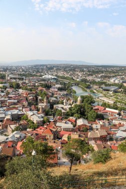 Tbilisi güzel panoramik manzaralı 