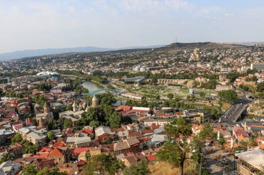 Tbilisi güzel panoramik manzaralı 
