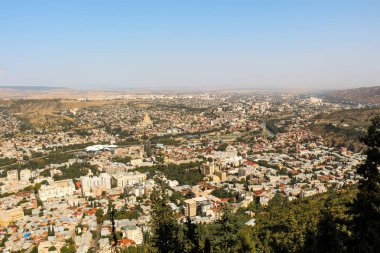 Tbilisi güzel panoramik manzaralı 