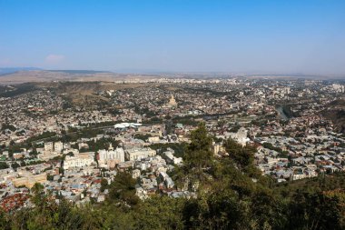 Tbilisi güzel panoramik manzaralı 