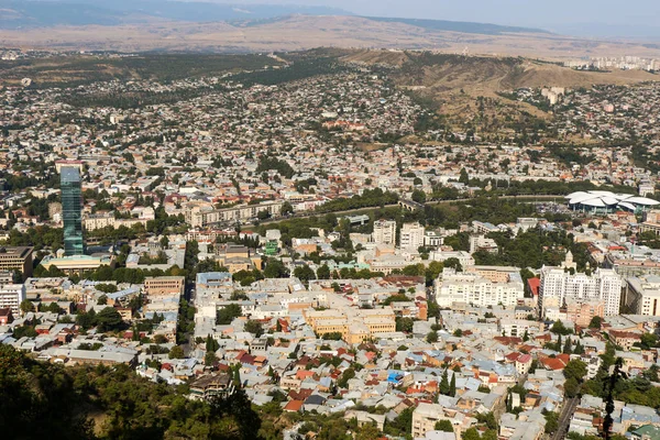 Przepiękna panorama Tbilisi — Zdjęcie stockowe