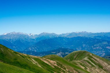 Türkiye 'nin Artvin dağlarındaki dağların manzarası