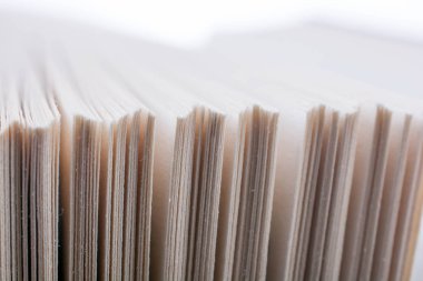 Kitap sayfalarını kısmen görünümünde