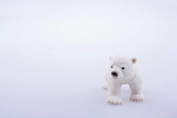 Pequeña figura del oso polar — Foto de Stock