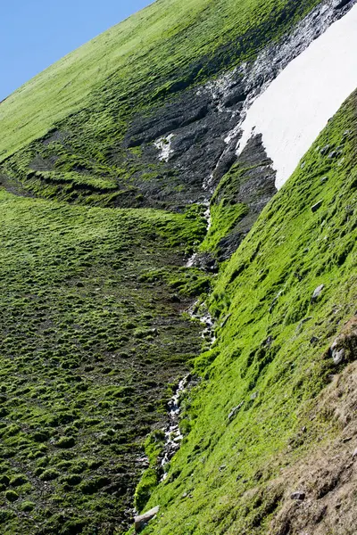 Gyönyörű táj, gleccser, a Felvidéken Artvin — Stock Fotó
