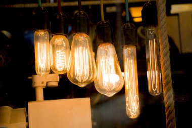 Dekoratif antika edison stil filaman Işık Ampüller