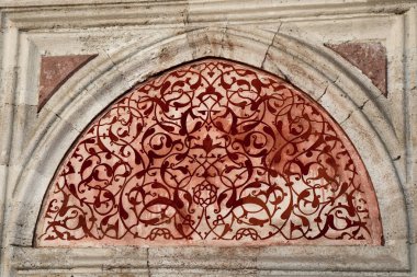 Osmanlı sanat desen taş üzerine uygulanan örneği