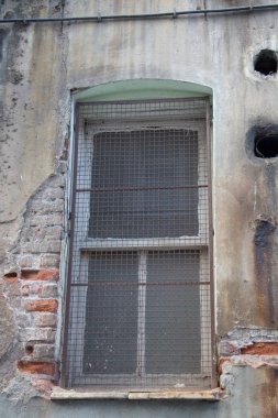 Eski cam mimari Istanbul'dan kalıntıları