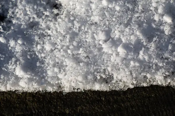 Сніговий зимовий фон білого кольору — стокове фото