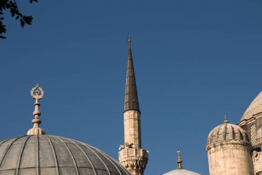 Görünümünde Osmanlı camilerin Minare