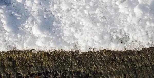 Fondo invierno nieve en color blanco —  Fotos de Stock