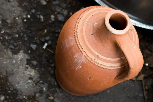 Cerâmica de barro tradicional para venda em Istambul, na Turquia — Fotografia de Stock