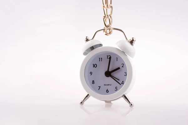 Alarm clock on white background — Stock Photo, Image