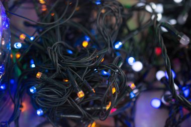 Belirli bir türdeki Noel ve parti ışıkları