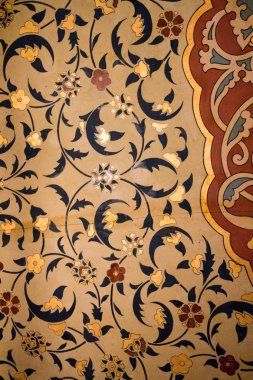 Osmanlı sanat desen taş üzerine uygulanan örneği