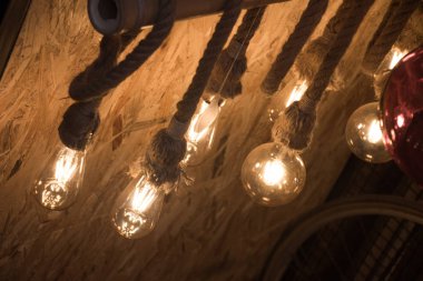 Dekoratif antika edison stil filaman Işık Ampüller