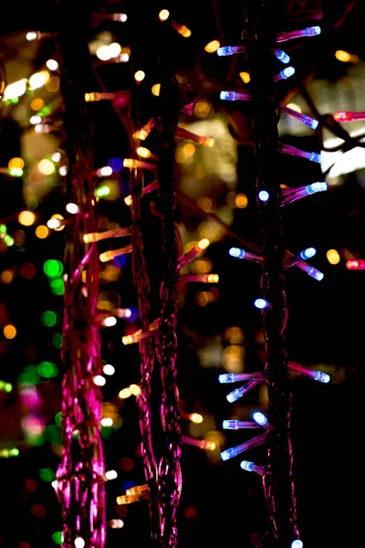 某些类型的圣诞节和方灯 — 图库照片